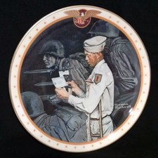 Vintage Royal Devon Norman Rockwell War Bond Collector Plate LE 4007/18K picture