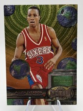 1997-98 Skybox Metal Universe - Allen Iverson #20 - Philadelphia 76ers - HOF picture