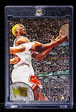 Dennis Rodman SILVER METAL FOIL CARD Chicago Bulls picture