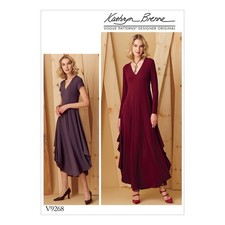 Vogue Patterns Dress Knit x-Small-S-M-L-x-Large-Xx-Large Green V9268OSZ picture