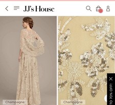 JJ’s House Taupe Formal Dress Mother of the Bride / Groom size 12 NEW Taupe picture