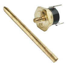ELECTRIC 12 VOLT COOLING FAN THERMO-STAT RADIATOR PUSH PROBE TEMP-ERATURE SWITCH picture