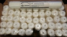 18 Inch Roller Cover 3/8 Nap Pro-Epoxia Premium IMPROVED White Woven 50pack picture