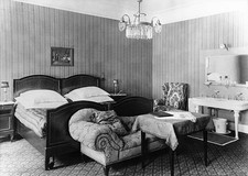 Bedroom at the Hotel Excelsior Cologne1929 Historic Old Photo picture