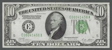 GOLD DEMAND Better RICHMOND district 1928B $10 CRISP XF+ Federal Reserve Note picture