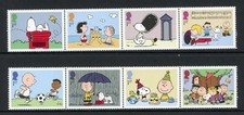 United Kingdom 2025 Peanuts Animation 8v ** Snoopy Woodstock Charlie Brown Lucy picture