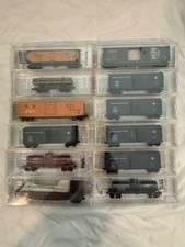 Micro Trains N Scale 12 Pack Collection with US Airforce Box Cars picture