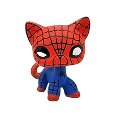 Littlest Pet Shop Custom Spide OOAK LPS Cat HERO Hand Painted Figure picture