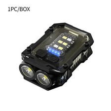 2PCS Rechargeable Mini EDC Keychain Flashlight Compact Pocket COB Light Night picture