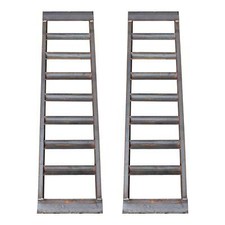 8000 lb Heavy Duty Equipment Loading Ramps Pair - 3 Inch Channel Steel picture