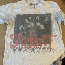 New Slipknot Shirt Size Large Slipknot Tour 2021 Graphic Print T-Shirt Band Tee picture