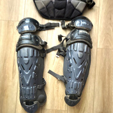 Rawlings Adult Catcher Gear Set Padded Adjustable Black/Gray 3-Piece picture