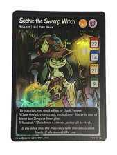 Neopets Sophie the Swamp Witch HOLO FOIL 17/100 Lost Desert Ultra Rare 2005 NM picture