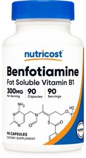 Nutricost Benfotiamine 300mg, 90 Capsules - Gluten Free and Non-GMO picture