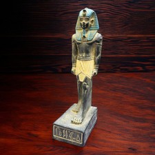 Unique Ancient Egyptian King Tutankhamun Statue Antique Pharaonic Mythology BC picture