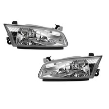 For 1997-1999 97-99 Toyota Camry PAIR Crystal style Halogen Headlights Headlamps picture
