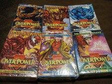 (6) 1995 FLEER MARVEL OVERPOWER DECKS FACTORY SEALED picture