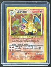 1999 Pokemon Base Set Unlimited Charizard 4/102 HP PKL picture