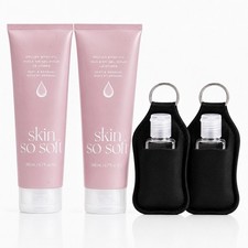 Avon Skin So Soft Soft & Sensual Gelled Body Oil 6.7oz Set of 2 + Travel Bottles picture