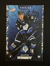 Keaton Verhoeff Signed 2024-25 Victoria Royals Team Set Rookie Card 2026 Draft picture