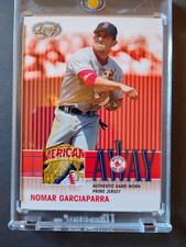 2004 Leaf Home/Away Nomar Garciaparra prime patch/46 SICK PATCH RARE picture