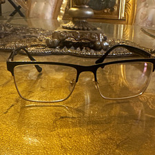 Versace MOD. 1285 Rectangular Full Rim Black Metal/Plastic Frames 58-17-150 picture