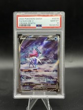 Suicune V GG38/GG70 SWSH: Crown Zenith: Galarian Gallery Holo PSA 10 GEM MINT picture