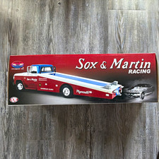 ACME Limited Edition 1:18 1970 Dodge D300 Ramp Truck Sox & Martin Diecast picture