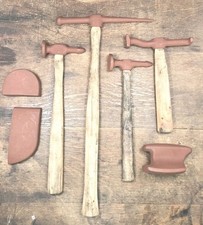 Vintage Auto Body Hammer Dolly Lot (7pc) Porter-Ferguson BH-8 Proto 1429 & MORE picture