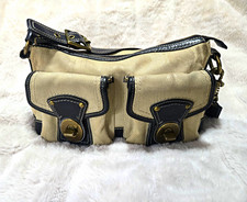 Vintage Coach Y2KLegacy Signature Double Turnlock Shoulder Bag 65th Anniversary picture