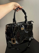 Dolce&Gabbana Vintage Y2K Black Monogram Logo Shoulder Bag  picture