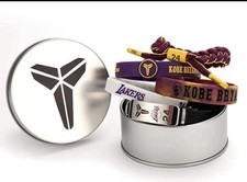 Kobe Bryant Lot Of 5 #24 Wristbands Los Angeles Lakers NBA Basketball picture