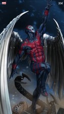 Archangel Classic X-men 1:4 Statue Marvel Ver A by Xm Studios Authentic picture