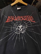 Vtg 00's Killswitch Engage Special Edition Cover T-Shirt Black tee NH19074 picture