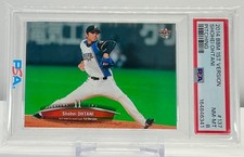 SHOHEI OHTANI 2014BBM 1ST VERSION PITCHING #137 PSA8POP18(RC)  picture
