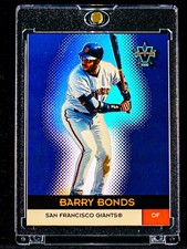 Barry Bonds RARE BLUE DOTS FOIL CARD San Francisco Giants MVP picture