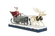 Nightmare Before Christmas Jack Skeleton in Coffin Sleigh picture