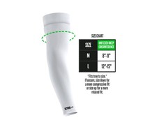 Nxtrnd Double Arm Sleeves Two Tone Football Arm Sleeve Large picture