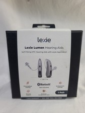 Hearing Aides Lexi Lumen Bluetooth OTC Sealed Light Gray picture
