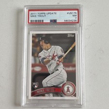 Topps Update 2011 Mike Trout RC #US175 Los Angeles Angels PSA 7 picture
