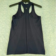 Lululemon Swiftly Tech Racerback Tank Top 2.0 Navy Blue Size 8 Running Training picture