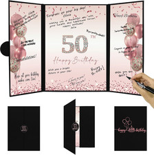 Rose Gold 50Th Birthday Party Decorations for Women, Happy 50Th Birthday Alterna picture