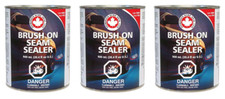 Dominion Sure Seal 500001 Brush-On Dark Gray Seam Sealer (900 mL/30 oz) (3 Pack) picture