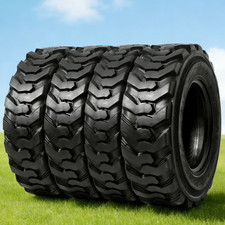 4PCS 10-16.5 Skid Steer Tires 10x16.5 SKS Tire Heavy-Duty 10PR Loader Bobcat picture
