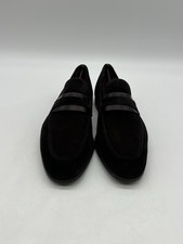 Magnanni Flex Men’s Sz 7.5 Dark Brown Suede Penny Loafers Dress Shoes picture