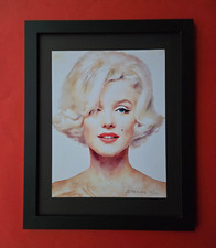 🔥ALEXANDER DULAC | MARILYN MONROE Hand Signed Authentic Print COA picture