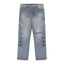 Amiri Stone Indigo/Blue Gradient Bones Straight Jeans SIZE 36 $1190 picture