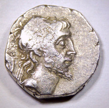 42 BC Cappadocia King Ariobarzanes III AR Silver Drachm Year 11 Last Year 3.84g picture