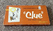 Vintage Clue 1956 Parker Brothers Board Game COMPLETE, Read Description Family picture