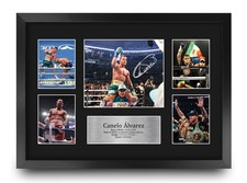 Canelo Alvarez Signed Boxing A3 Pre Printed Autograph Photo Memorabilia Gift picture
